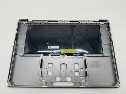 Macbook Pro 16" 2021 A2485 Topcase QWERTZ Tastatur Silber Spacegrau
