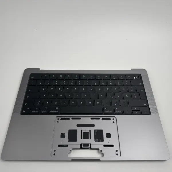 Macbook Pro 14" A2442 2021 Topcase Tastatur Akku QWERTZ Spacegrau B