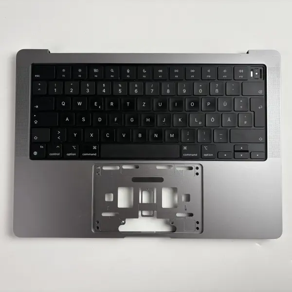 Macbook Pro 14" A2442 2021 Topcase Tastatur QWERTZ Spacegrau B
