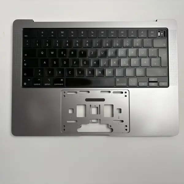 Macbook Pro 14" A2442 2021 Topcase Tastatur QWERTZ Spacegrau C