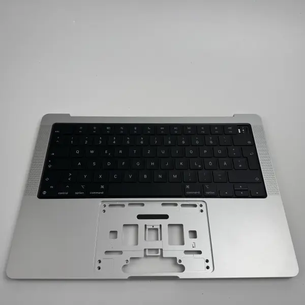 Macbook Pro 14" A2442 2021 Topcase Tastatur QWERTZ Silber