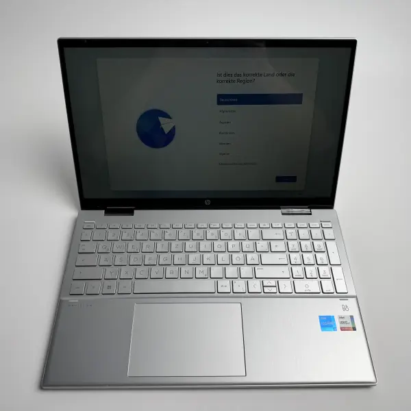 HP Pavilion x360 Convertible 15,6" 15-er1xxx 1,3GHz i5-1235U 8GB 256GB  Silber