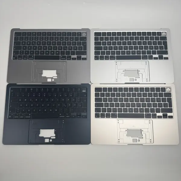 MacBook Air 13" 2024 A3113 Topcase Tastatur QWERTZ Midnight Starlight Spacegrau Silber
