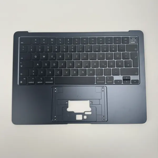MacBook Air 13" 2024 A3113 Topcase Tastatur QWERTZ Midnight Starlight Spacegrau Silber  Midnight
