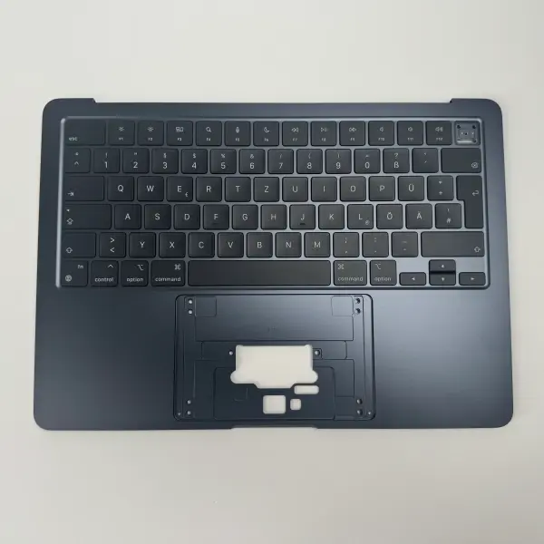 MacBook Air 13" 2022 A2681 Topcase Tastatur QWERTZ Midnight Starlight Space Silber  Midnight