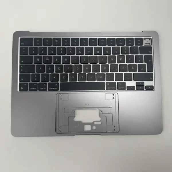MacBook Air 13" 2022 A2681 Topcase Tastatur QWERTZ Midnight Starlight Space Silber  Spacegrau
