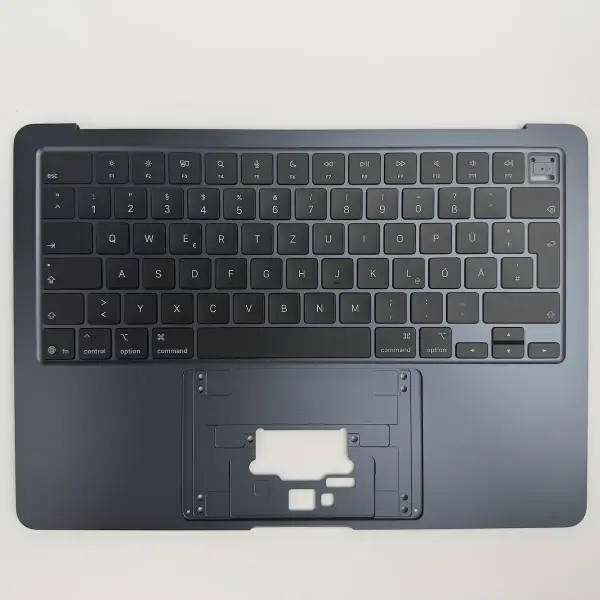 MacBook Air 13" 2025 A3240 Topcase Tastatur Midnight Starlight Himmelblau Silber Midnight