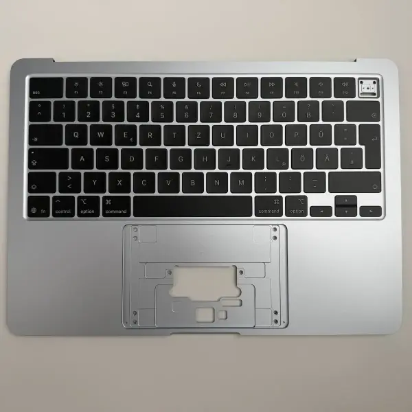 MacBook Air 13" 2025 A3240 Topcase Tastatur Midnight Starlight Himmelblau Silber Skyblue