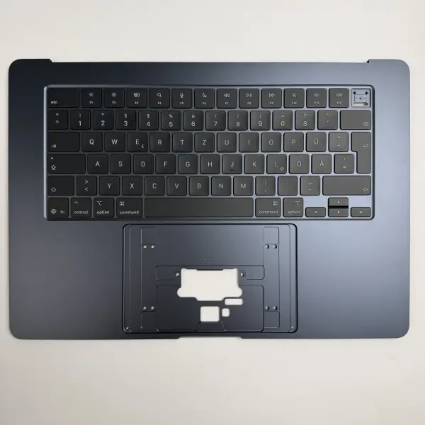MacBook Air 15" 2025 A3241 Topcase Tastatur Midnight Starlight Himmelblau Silber Midnight