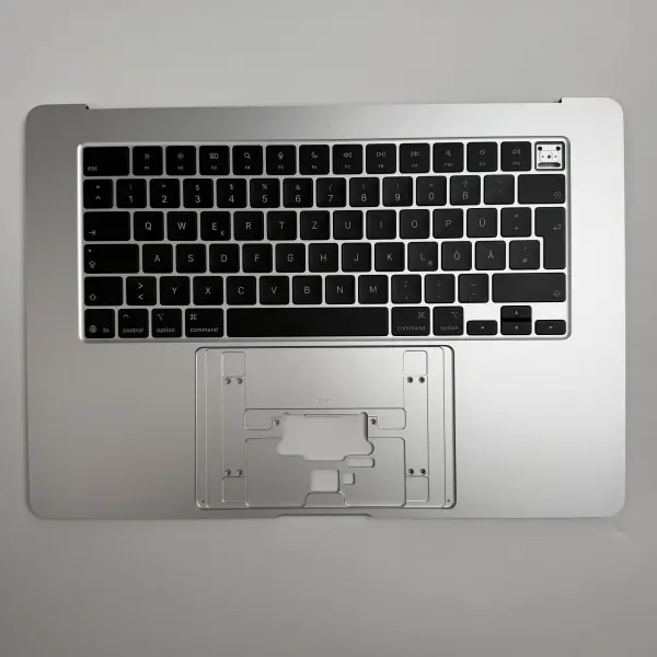 MacBook Air 15" 2025 A3241 Topcase Tastatur Midnight Starlight Himmelblau Silber Silber