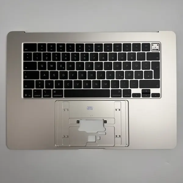MacBook Air 15" 2025 A3241 Topcase Tastatur Midnight Starlight Himmelblau Silber Starlight
