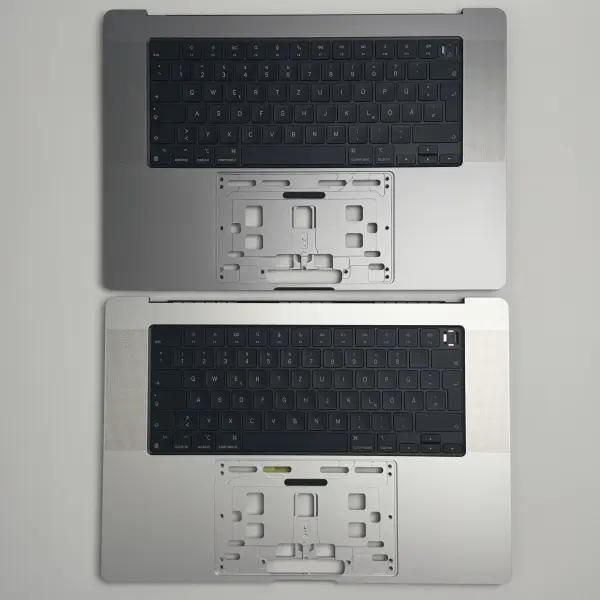 Macbook Pro 16" 2023 A2780 Topcase Tastatur QWERTZ Tastatur Silber Spacegrau