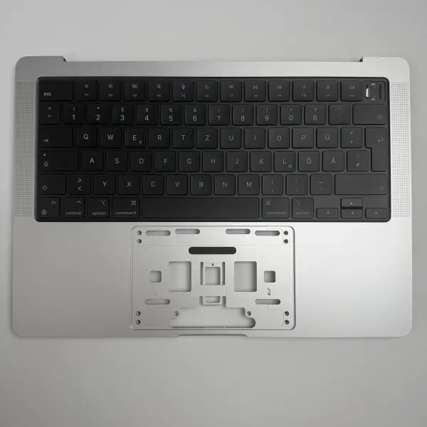 Macbook Pro 14" 2021 A2442 Topcase QWERTZ Tastatur Silber Spacegrau