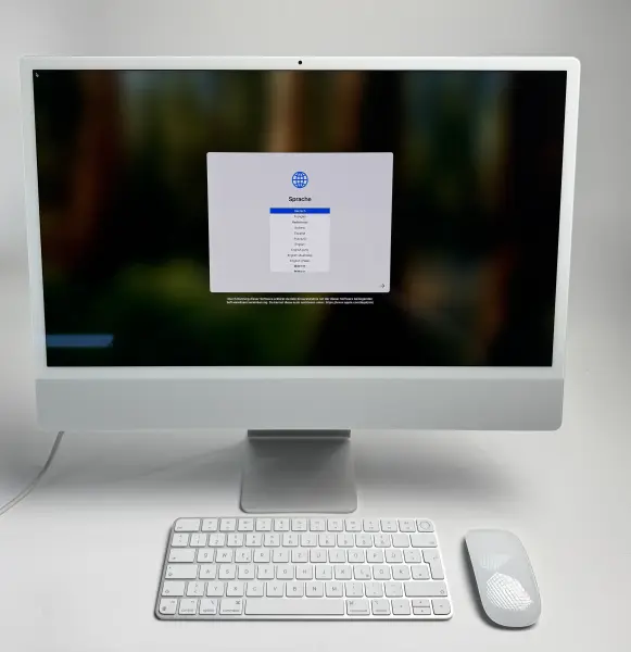Apple iMac 24" A2438 4,5K M1 8GB 512GB Silber 8-Core GPU