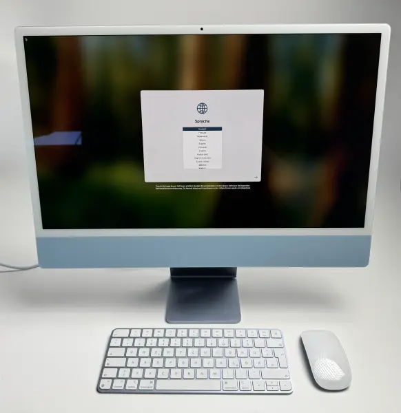 Apple iMac 24" 4,5K A2439 M1 8GB 256GB Blau 7-Core GPU