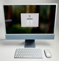 Apple iMac 24" 4,5K A2439 M1 8GB 256GB Blau 7-Core GPU