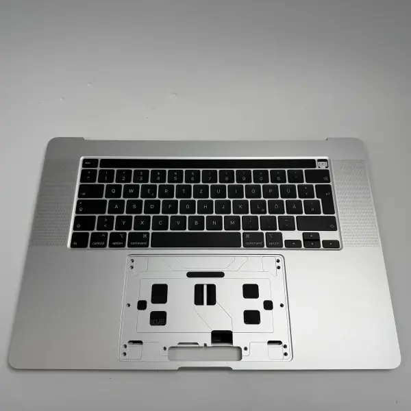 MacBook Pro 16" 2019 A2141 Topcase Tastatur Akku QWERTZ Silber
