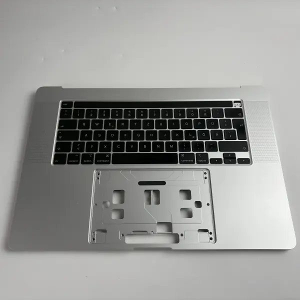 MacBook Pro 16" 2019 A2141 Topcase Tastatur QWERTZ Silber