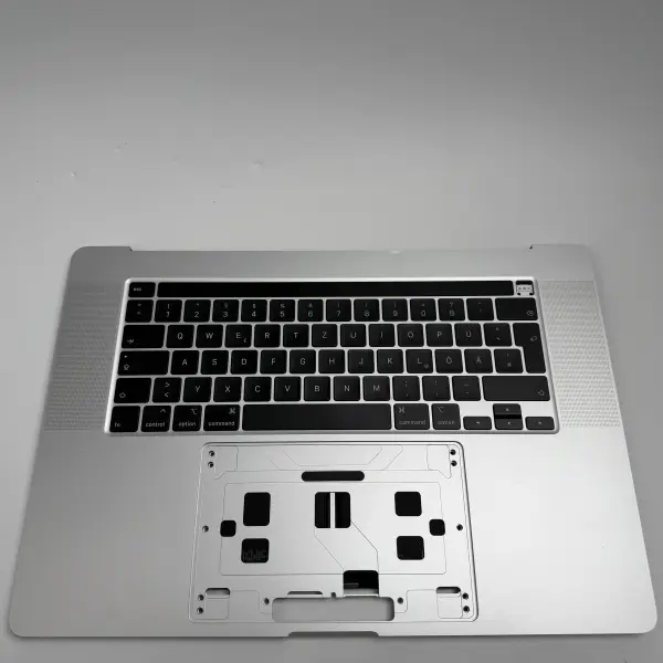 MacBook Pro 16" 2019 A2141 Topcase Tastatur Akku QWERTZ Silber B