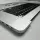 MacBook Pro 16" 2019 A2141 Topcase Tastatur Akku QWERTZ Silber B