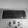 MacBook Pro 16" 2019 A2141 Topcase Tastatur Akku QWERTZ Silber C