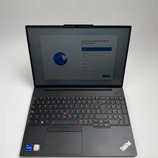 Lenovo Thinkpad E16 G1 16" i7-1355U 1,7GHz 16GB 512GB Schwarz QWERTY Spanisch