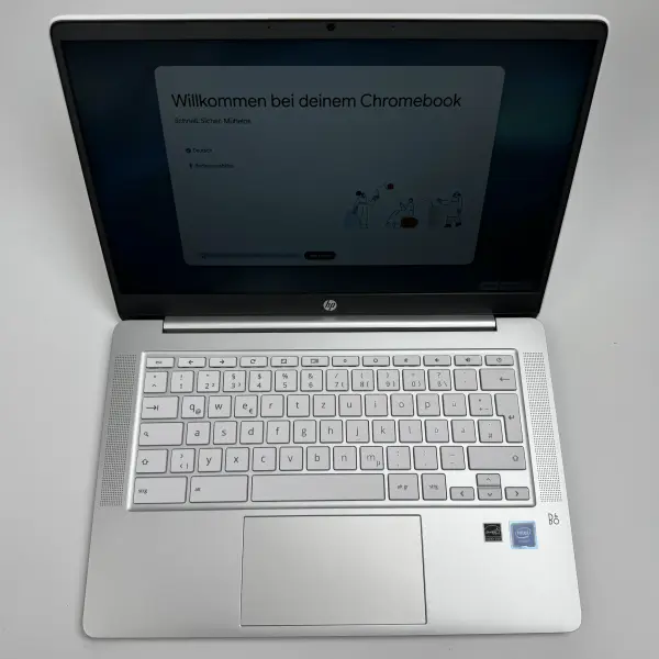 HP Chromebook 14a-0305ng 14" Intel Celeron N4020 1,1 4GB 64GB Weiß