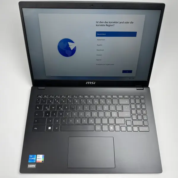 MSI Modern B12MO 15,6" i5-1235U 1,3GHz 16GB 512GB Schwarz