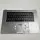 Apple MacBook Pro 15" A1990 2018 2019 Topcase Tastatur QWERTZ Spacegrau