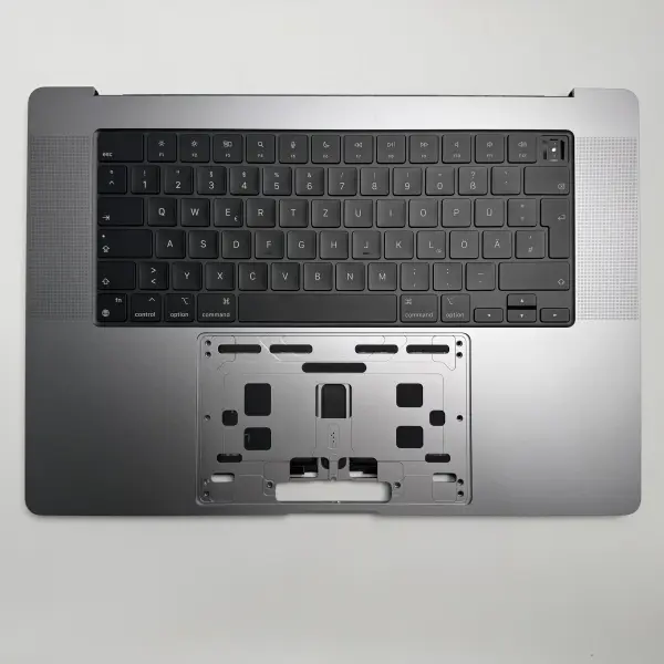 Macbook Pro 16" A2780 2023 Topcase QWERTZ Tastatur Akku Spacegrau
