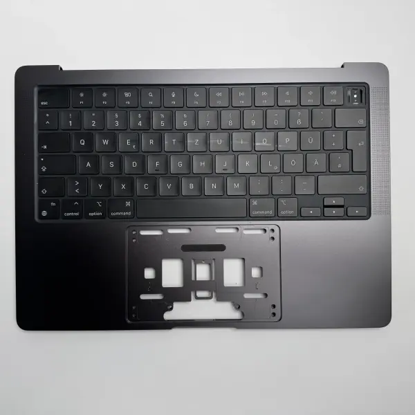Macbook Pro 14" A2992 2023 Topcase QWERTZ Tastatur Space Black