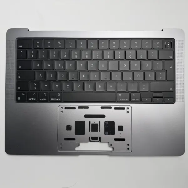 Macbook Pro 14" A2779 2023 Topcase QWERTZ Tastatur Akku Spacegrau B