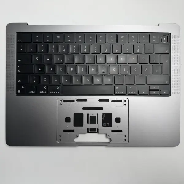 Macbook Pro 14" A2779 2023 Topcase QWERTZ Tastatur Akku Spacegrau C