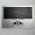 Macbook Pro 14" A2779 2023 Topcase QWERTZ Tastatur Akku Silber