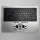 Macbook Pro 14" A2918 2023 Topcase QWERTZ Tastatur Akku Silber