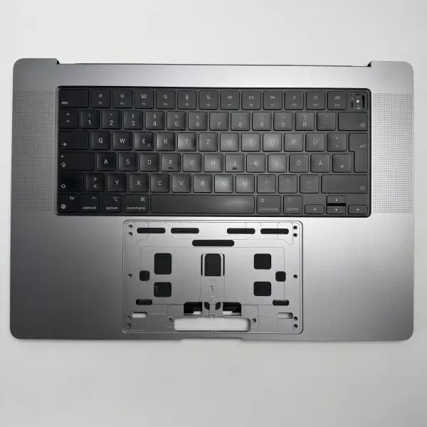 Macbook Pro 16" A2780 2023 Topcase QWERTZ Tastatur Akku Spacegrau B
