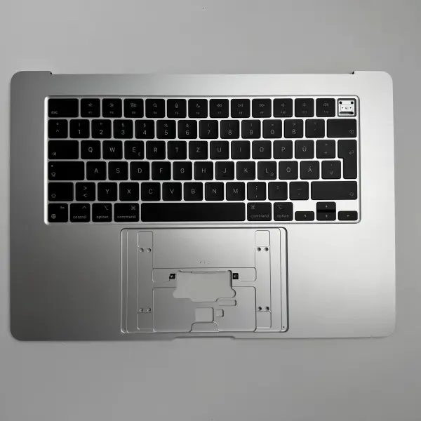 MacBook Air 15" 2023 A2941 Topcase Tastatur QWERTZ Akku Silber