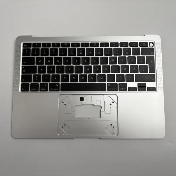 Apple MacBook Air 13" A2179 2020 Topcase Tastatur Akku QWERTZ Silber  C