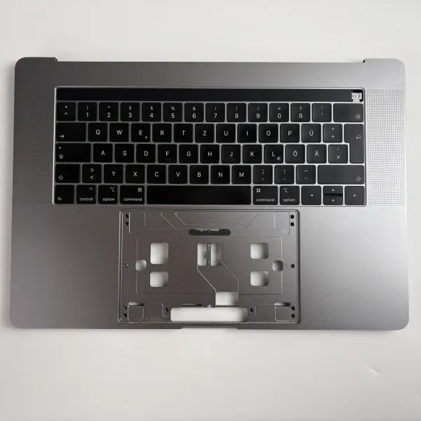 Apple MacBook Pro 15" A1990 2018 2019 Topcase Tastatur QWERTZ Spacegrau B