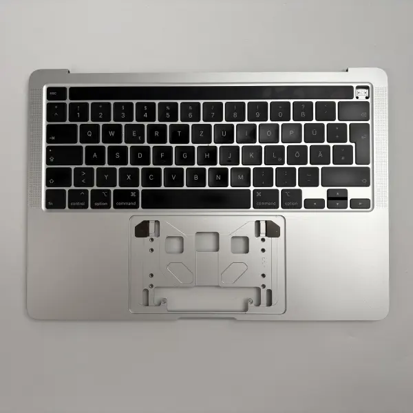 Apple MacBook Pro 13" A2251 2020 Topcase Tastatur QWERTZ Silber C