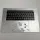 Apple MacBook Pro 15" A1990 2018 2019 Topcase Tastatur QWERTZ Silber