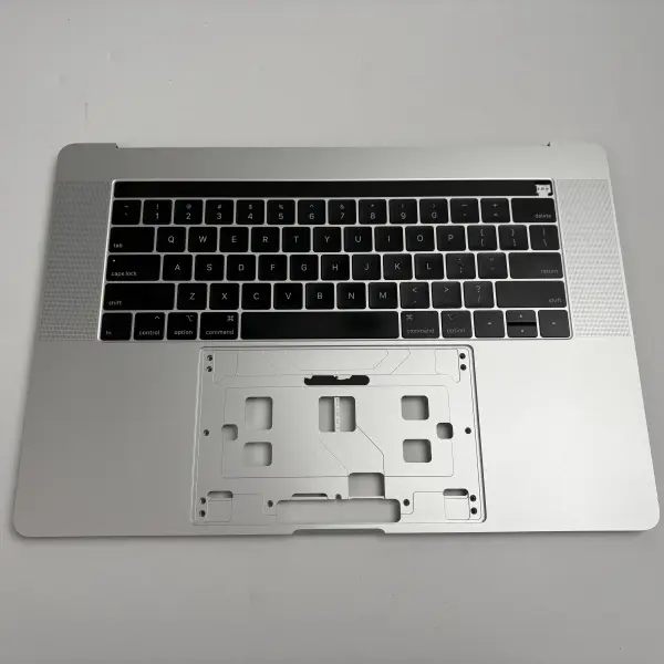 Apple MacBook Pro 15" A1990 2018 2019 Topcase Tastatur QWERTY US Silber C
