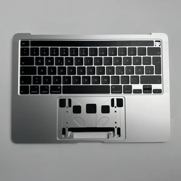 Apple MacBook Pro 13" A2289 2020 Topcase Tastatur Akku  QWERTZ Silber A