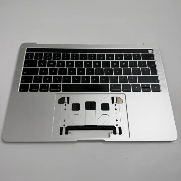 Apple MacBook Pro 13" A1989 2018 2019 Topcase Tastatur Akku QWERTY UK Silber C