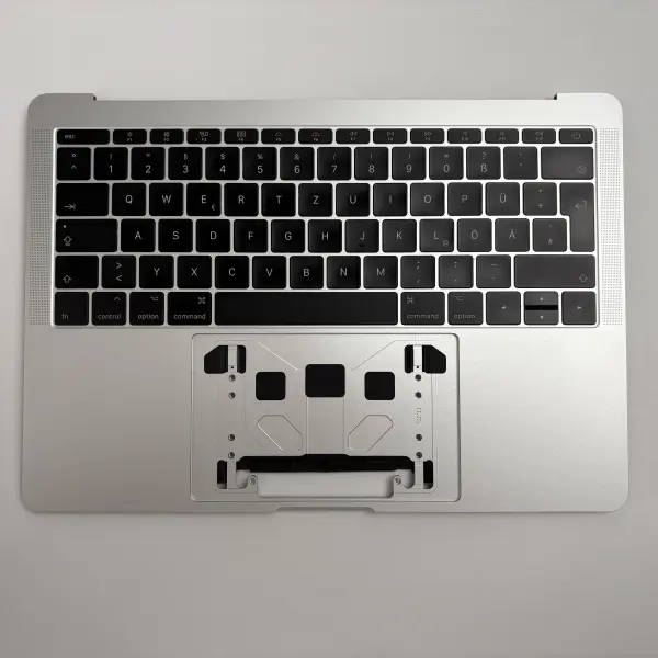 Apple MacBook Pro 13" A1708 2016 2017 Topcase Tastatur QWERTZ Akku Silber