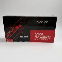 Sapphire AMD Radeon RX 7900 20 GB XT Graphics Card (Black)