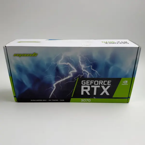 PNY Manli Twin (LHR) GeForce RTX 3070 Graphics Card (Black)