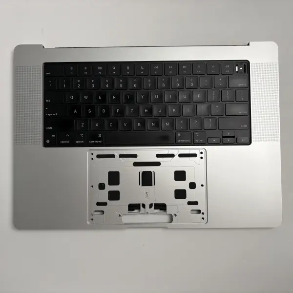 Macbook Pro 16" A2485 A2780 Topcase Tastatur Akku QWERTY US Silber C