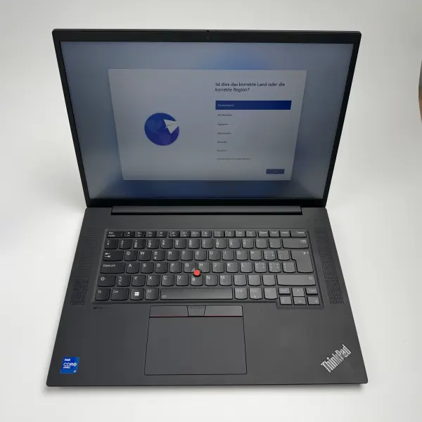 Lenovo ThinkPad 16" P1 Gen 4 2,5Ghz i7-11850H 32GB 1TB T1200 QWERTZ Schweiz