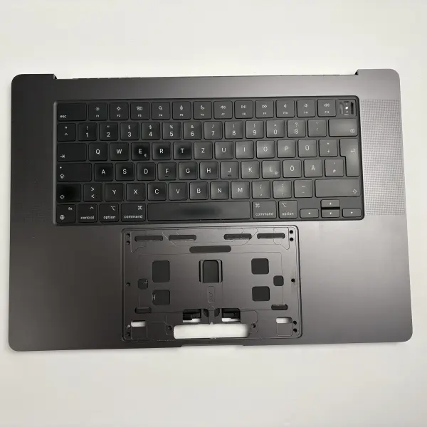 Macbook Pro 16" A2991 2023 Topcase Tastatur  QWERTZ Space Black Schwarz Akku B